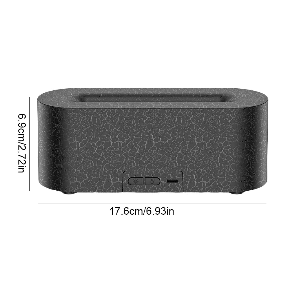 USB 7-Color Flame Humidifier & Aromatherapy Diffuser